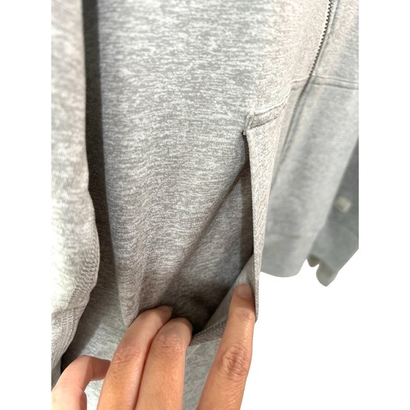 Vuori women's Halo Performance zip Hoodie XL Grey Heather activewear athleisure - Picture 6 of 9